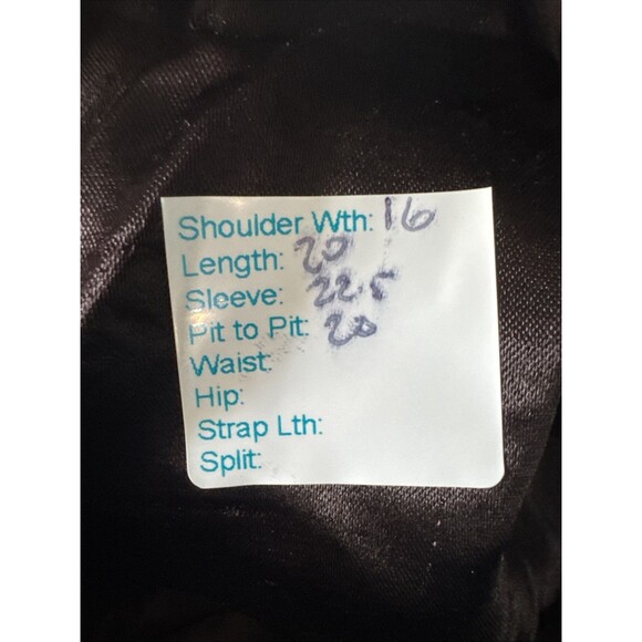 Vintage Air Force Military jacket 1999 Navy Blue Patches Lined Cadet Loose Hawgs - Picture 8 of 8